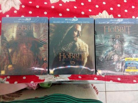 Trilogia Hobbit - 3 filmes em Blu-Ray 3D