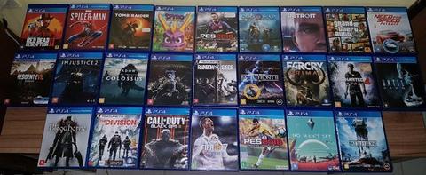 Jogos de PS4 (novos e usados) consulte valor pelo chat