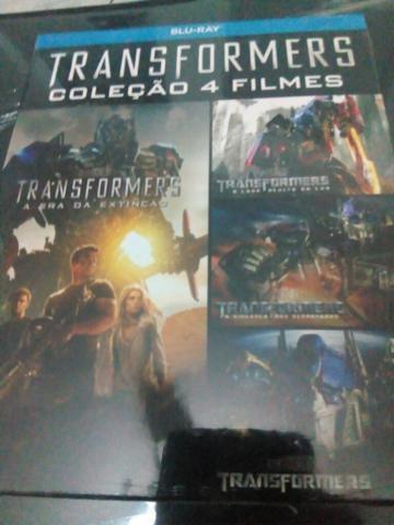 Box quadrilogia Transformers em blu-ray