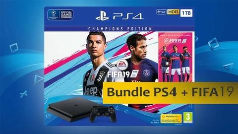 Playstation 4 ps4 Slim 1Tb Novo! Lacrado! Edição Fifa 2019! Adeus estoque ! ! opção 12x!