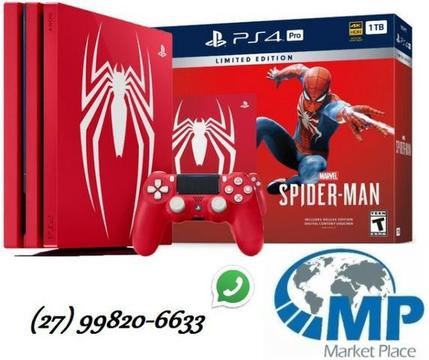 Vem que a Marketplace tem!!! Ps4 pro Spider-man Edition! Edição Limitada!!! Opção 12x parc