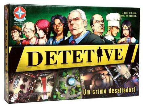 Jogo de tabuleiro Detetive - Usado apenas poucas vezes