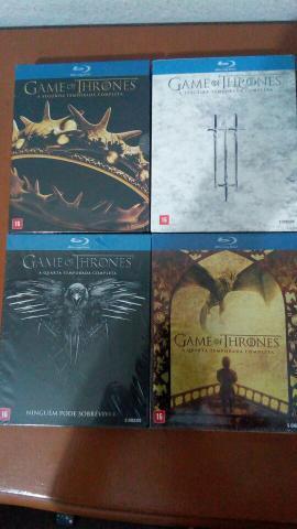 BOXES Game of Thrones Temporadas 2, 3, 4 e 5 em Blu-ray