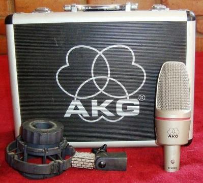 Microfone Condensador Akg C3000b [case & Shockmount]