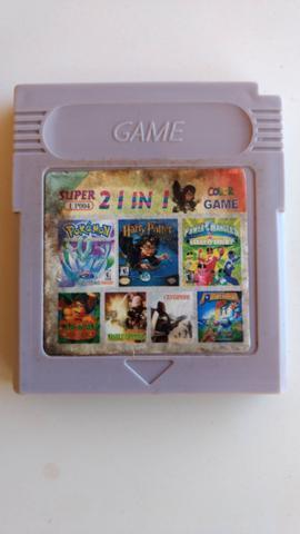 Fita do Gameboy Color com 21 jogos