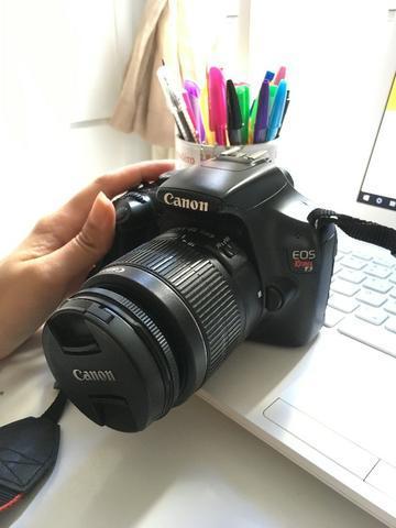 Canon T3 - usada, conservada, funcionando perfeitamente