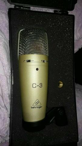 C3 Microfone Condensador Behringer C 3 Duplo Diafragma C-3