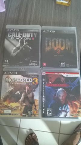 Lote de 4 jogos ps3