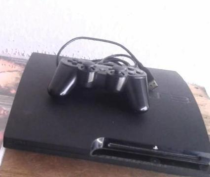 PlayStation 3 desbloqueado + Controle + Jogos