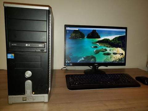 Computador desktop, Core i5, 4 Gb ram, 500 Gb HD, Monitor AOC 22, Teclado/Mouse Microsoft