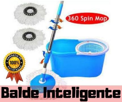Balde Inteligente-balde e cesto de inox (Spin Mop 360)