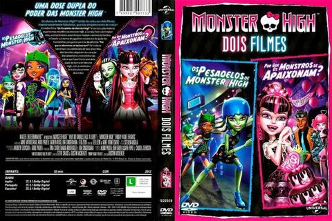 Dvd Monster high (2 filmes em 1 dvd)
