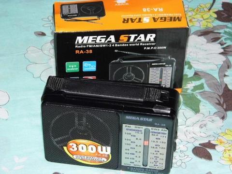 Megastar Um dos melhores radios am/fm/sw 110/220v som forte este tá valendo