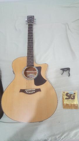 Violão Tagima 29 Woodstock + Capotrase + Jogo de cordas novo* + Capa simples para violão