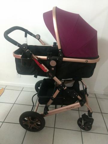 Carrinho de bebê de luxo importado