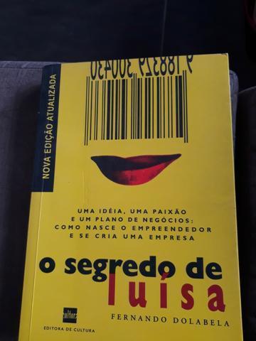 Livro Administração Marketing O segredo de Luísa Fernando Dolabela