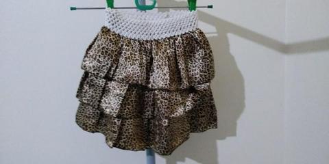 Sainha infantil estampada
