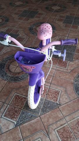 Bicicleta semi nova infantil aro 12