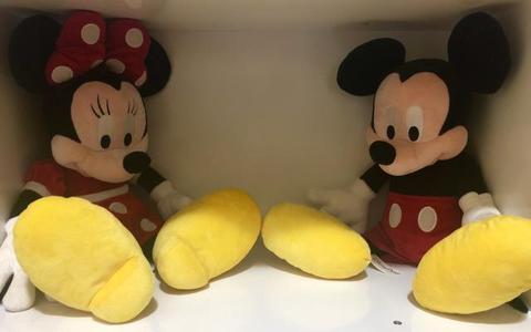 Ursinho de pelúcia da Minnie e Mickey