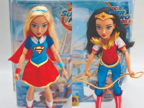 Lote Boneca Barbie Supergirl e Mulher Maravilha - DC Hero Supergirls - Originais