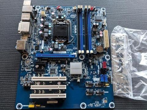 Placa Mãe 1155 Intel + Processador + 2gb Memória + Placa de video Nvidia