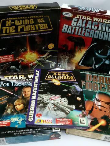 Star Wars jogos PC - lote originais e completos