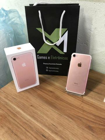 Iphone 7 rose com garantia