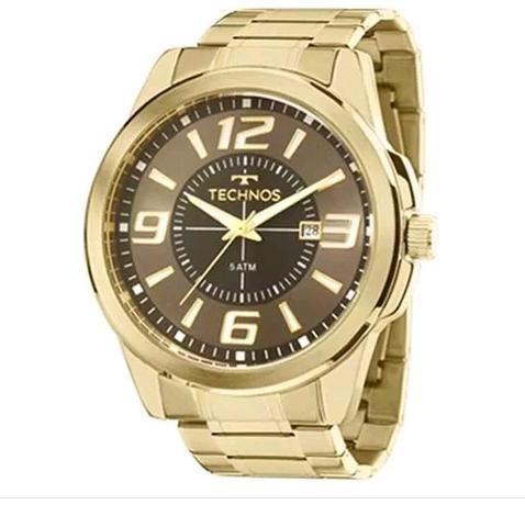 Relógio Technos Masculino Dourado Perfo - 2115laa/4c Novo Lacrado Original NF - Zona Norte