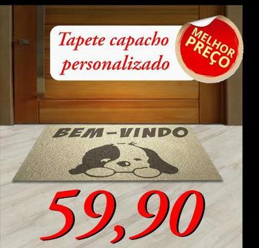 Bem Vindo - Tapete Capacho Personalizado a venda - Borracha com carpete