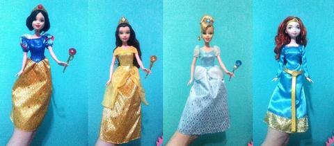 Disney Barbie Branca De Neve Cinderela Bela E A Fera Valente