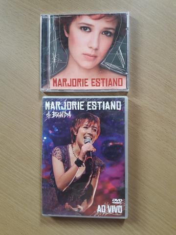 CD e DVD Marjorie Estiano todos original semi novo não tem arranhão pegando perfeitamente