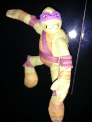 Tartaruga ninja pano 29 cm usada antigo