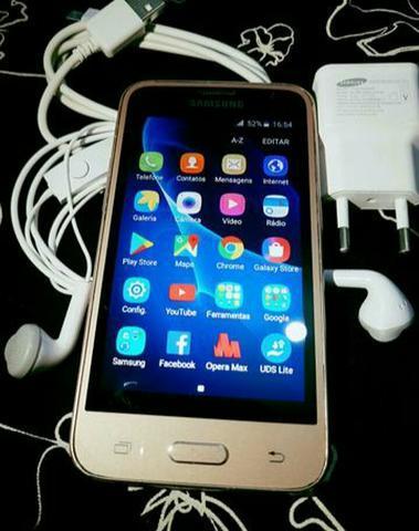 Vendo ou troco Samsung J1 Prime novo na caixa com NF Valor 300 avista