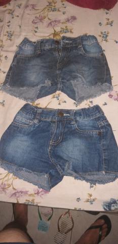 Kit de roupas jeans infantil