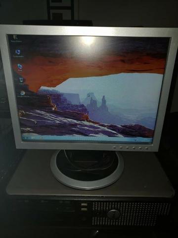 Cpu Dell Dual Core 2gb Hd Windows Instalado + Monitor 15 polegadas Entrego Parcelo Computa