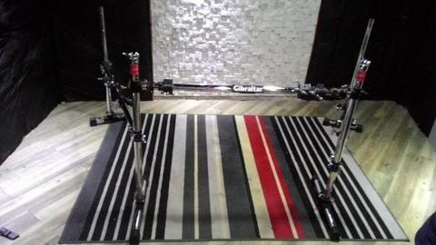 Rack Gibraltar tubular com 3 lados e 8 Clamps