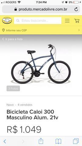 Bicicleta Caloi 300