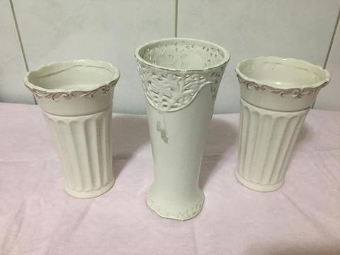 Kit vasos cerâmica