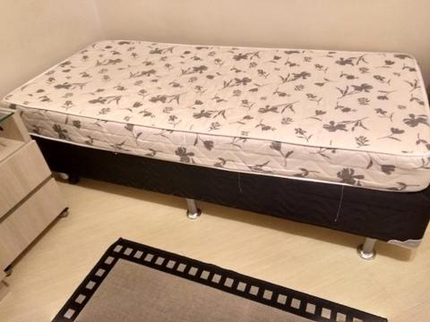 Cama de solteiro box/colchão