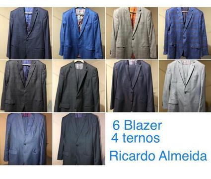 Ternos e Blazer masculino Ricardo Almeida original semi novo 10 peças