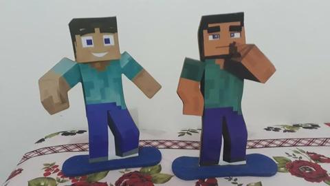 Personagens Minecraft (Mini pixels)