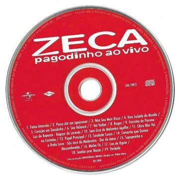 Cd Zeca Pagodinho Ao Vivo - 1999 (usado)