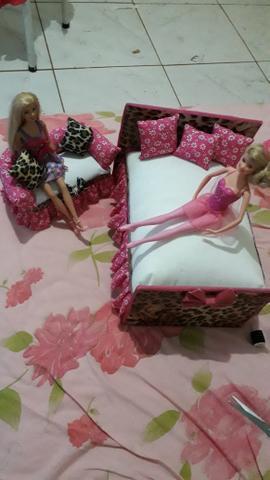 Kit cama e sofá para bonecas
