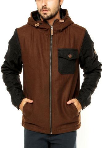 Jaqueta masculina da marca Billabong, lã fria, tamanho M