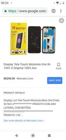 V/T Motorola One , por Favor, leia a descrição!