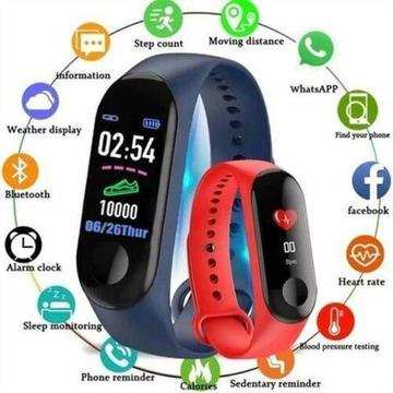 Relógio Inteligente Smartband M3 Android/IOS Bluetooth Pulseira