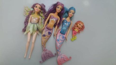 Conjunto Bonecas Mattel Barbie Sereias e Fada