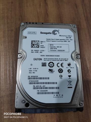 HD de notebook Seagate 320GB