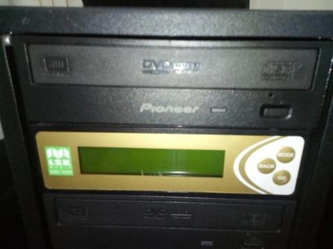Duplicadora De Cd E Dvd Pionner- 11 Gravadores 1 Lendo E 10 Gravando
