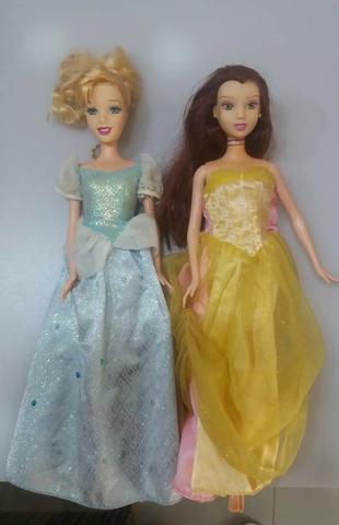 2 Bonecas Princesas Disney Mattel